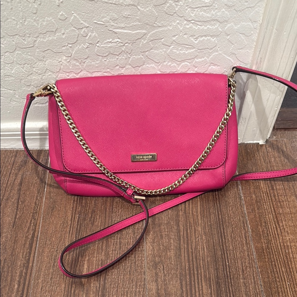 Large Kate Spade Pink Crossbody Bag